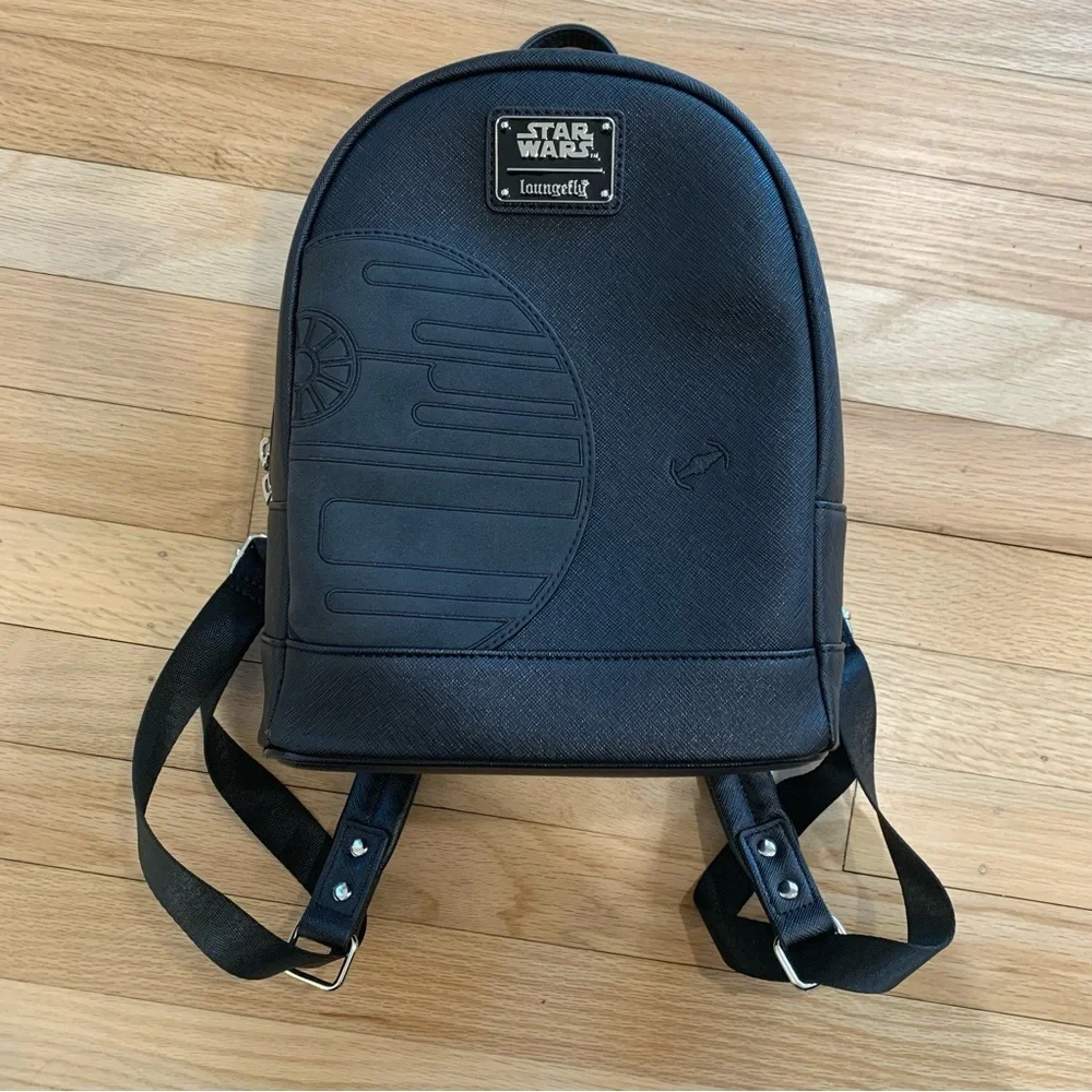Loungefly Star Wars Death Star Mini Faux Leather Backpack Collectible Sci-fi